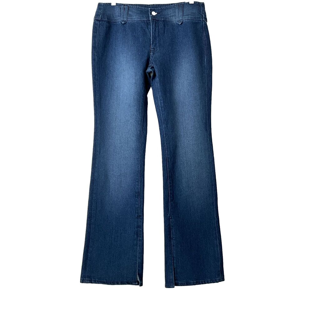 We The Free Stillwater Low Rise Slim Flare Jeans Casual Denim Retro Boho Blue 28 - Picture 2 of 12